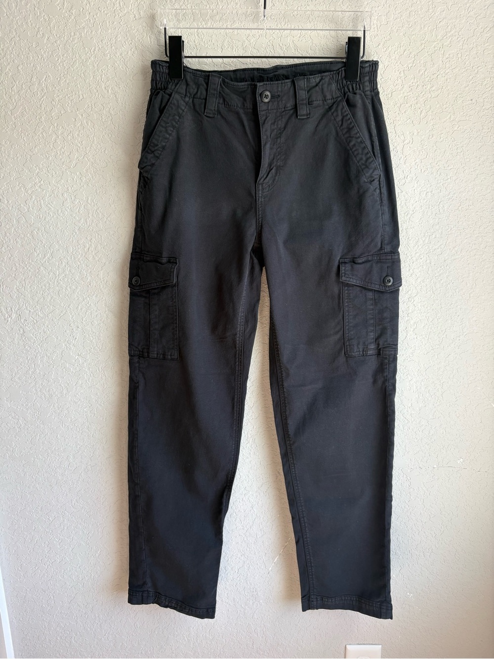 American Eagle Outfitters Black Cargo Pants - Slim Utility 4